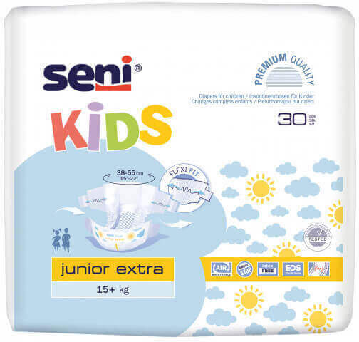 Incontinence - Seni Kids Junior Extra +15 kg (30)