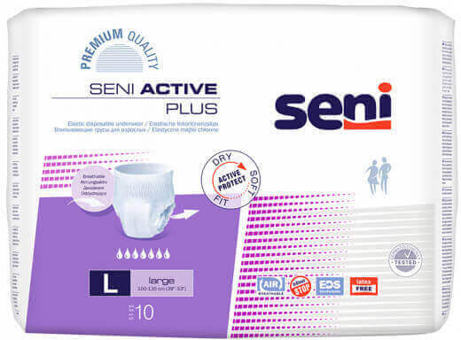Incontinence - Pants Seni Active + L (10)