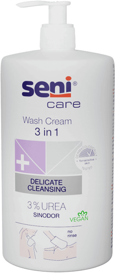 Bien-être & Confort - SENI CARE Crème Lavante 3 en 1 1000ml 1