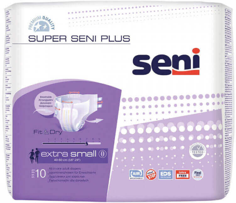 Incontinence - Change Complet Seni Super + XS (10) 1